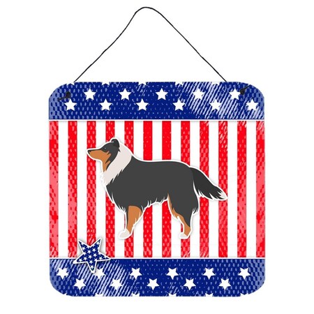 Carolines Treasures USA Patriotic Sheltie and Shetland Sheepdog Wall or Door Hanging Prints BB3330DS66